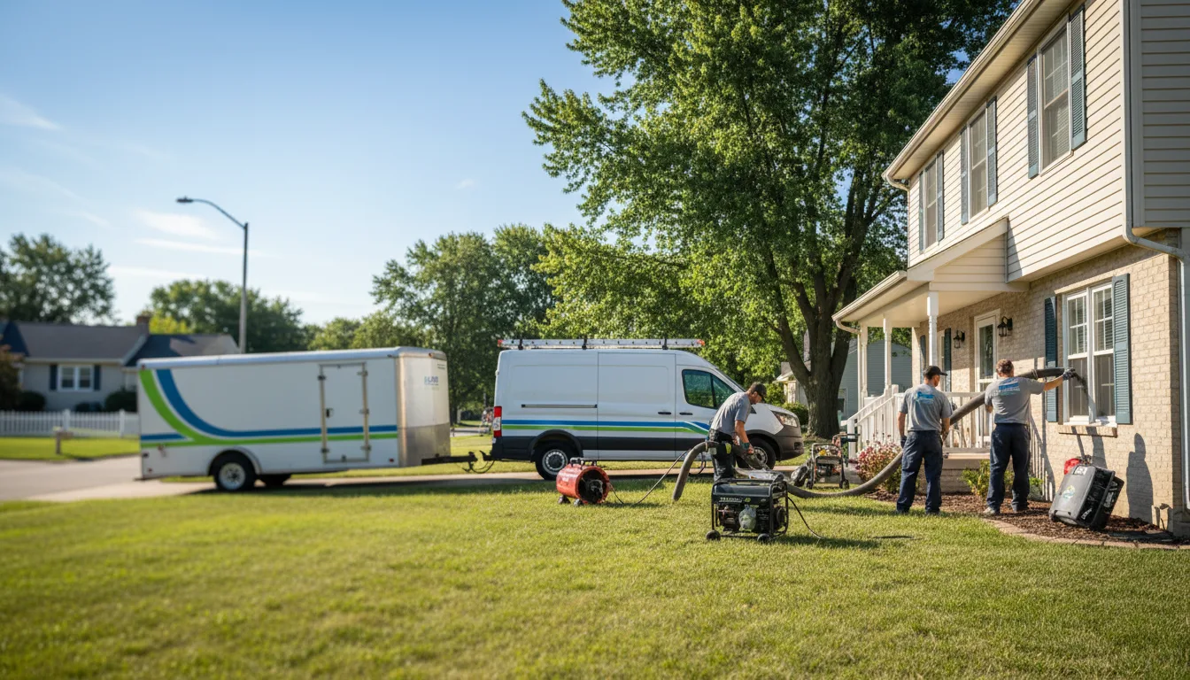 Flooded Basement Restoration And Cleanup With Repair in Grand Forks Afb, ND near me